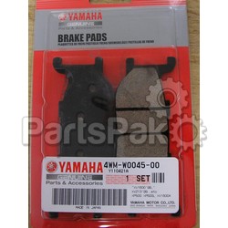 Yamaha 4WM-W0045-00-00 Brake Pad Kit; 4WMW00450000