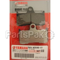 Yamaha 5KM-W0046-01-00 Brake Pad Kit 2; 5KMW00460100