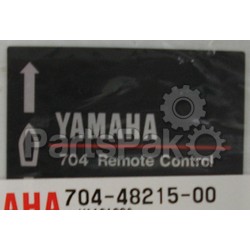 Yamaha 704-48215-00-00 Graphic; 704482150000