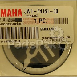 Yamaha JW1-F4161-00-00 Emblem 1; JW1F41610000