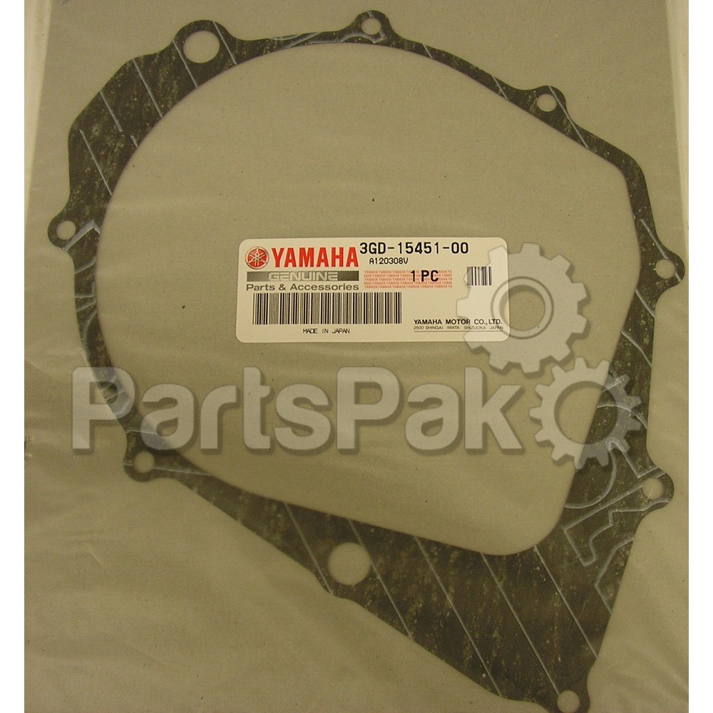 Yamaha 3GD-15451-00-00 Gasket, Crankcase Cover; 3GD154510000
