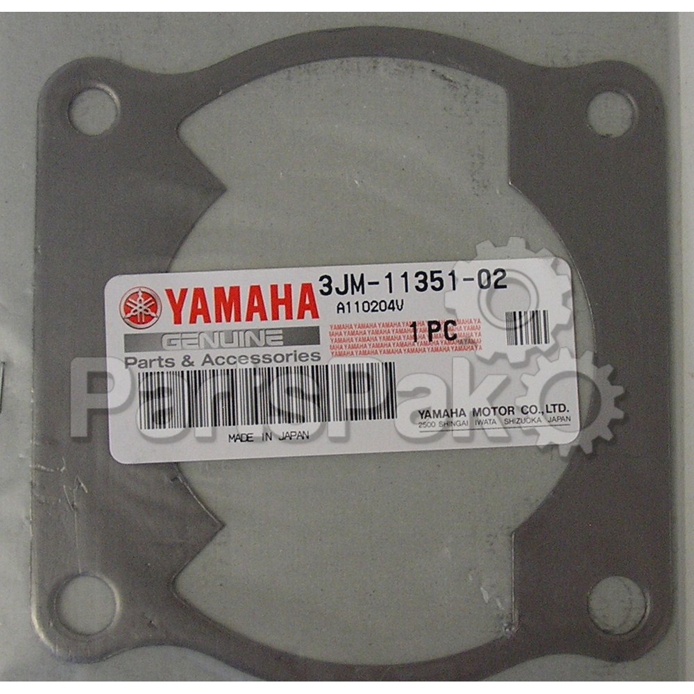 Yamaha 3JM-11351-01-00 Gasket, Cylinder; New # 3JM-11351-03-00