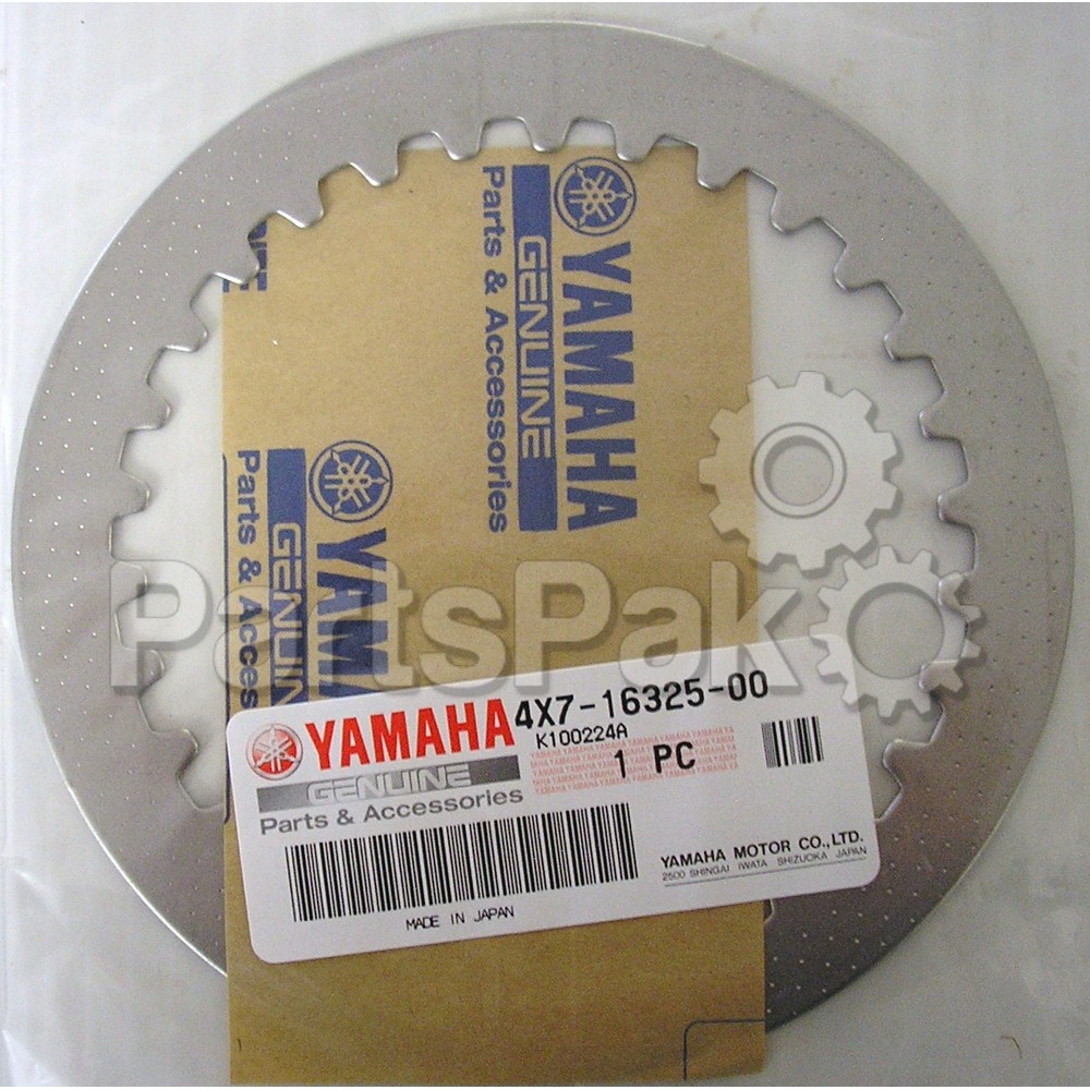 Yamaha 4X7-16325-00-00 Plate, Clutch 2; New # 4X7-16325-10-00