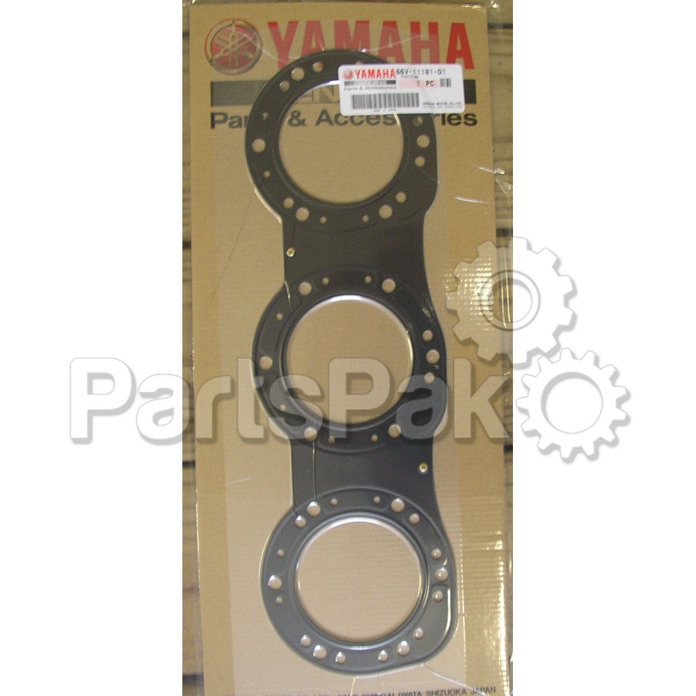 Yamaha 66V-11181-00-00 Gasket, Cylinder Head 1; New # 66V-11181-01-00