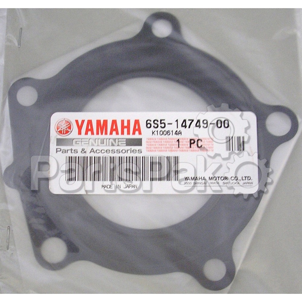 Yamaha 6S5-14749-00-00 Gasket, Muffler Damper 2; 6S5147490000