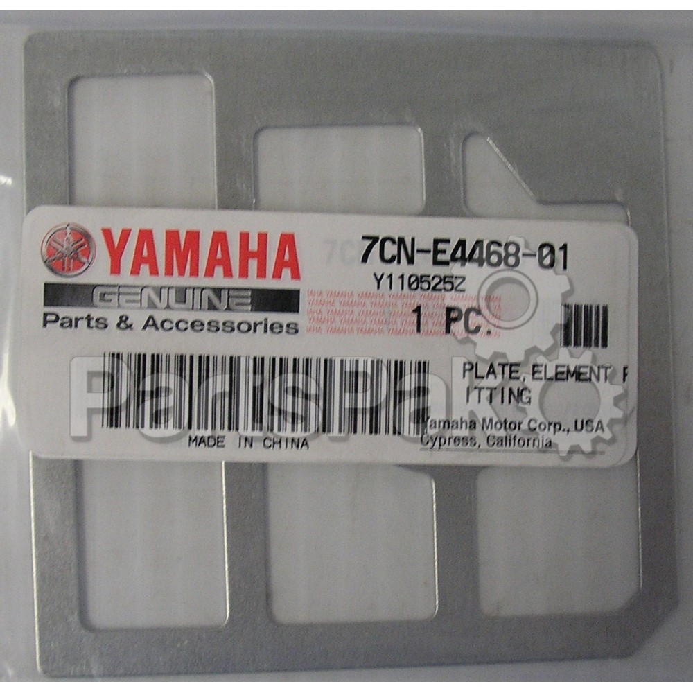 Yamaha 7CN-E4468-00-00 Plate, Element Fitting; New # 7CN-E4468-01-00