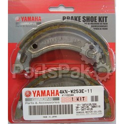 Yamaha 4KN-W2536-00-00 Brake Shoe Kit; New # 4KN-W253E-11-00