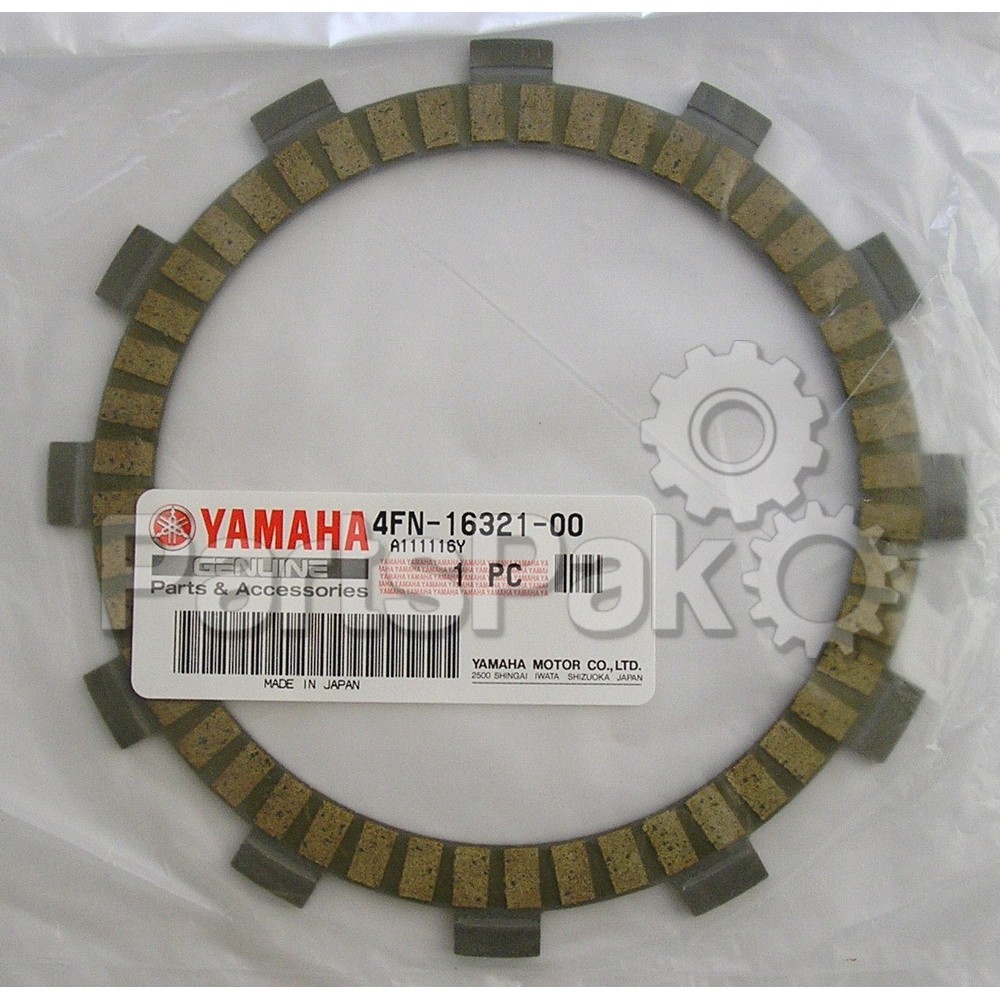 Yamaha 3FV-16321-01-00 Plate, Friction; New # 4FN-16321-00-00