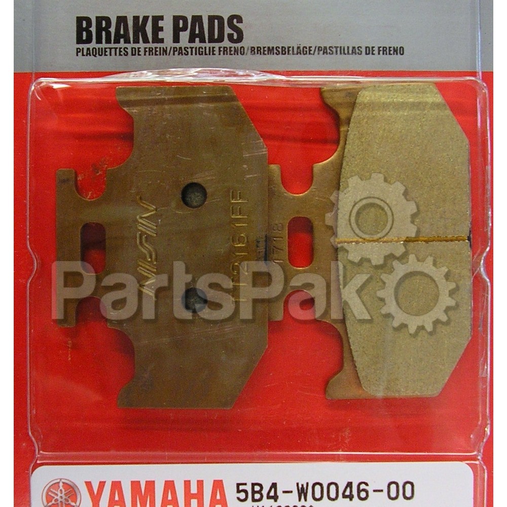 Yamaha 5B4-W0046-00-00 Brake Pad Kit 2; New # 5B4-25806-01-00