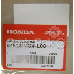 Honda 87512-VG4-L00 Mark; 87512VG4L00