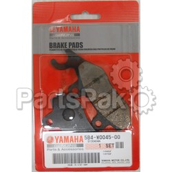 Yamaha 5B4-W0045-00-00 Brake Pad Kit (Left-hand); 5B4W00450000