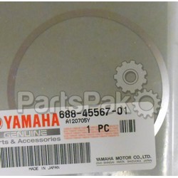 Yamaha 688-45567-01-00 Shim (T:0.10-mm); 688455670100
