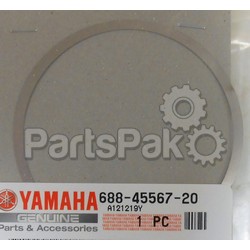 Yamaha 688-45567-20-00 Shim (T:0.15-mm); 688455672000