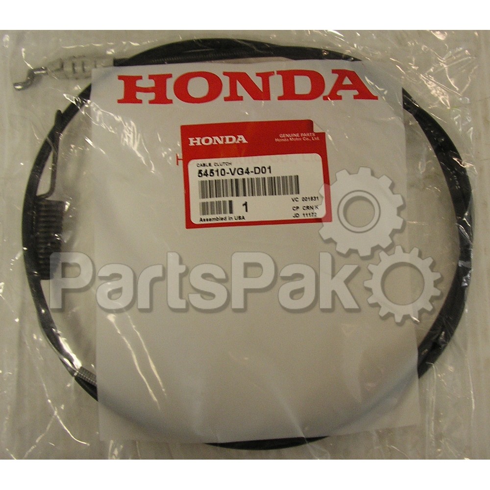 Honda 54510-VG4-D01 Cable, Clutch; 54510VG4D01