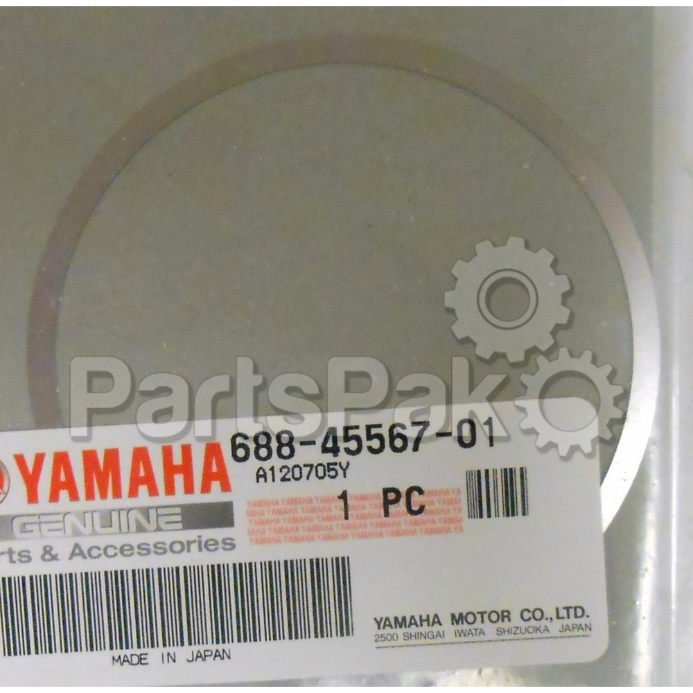Yamaha 688-45567-01-10 Shim (T:0.10-mm); New # 688-45567-01-00
