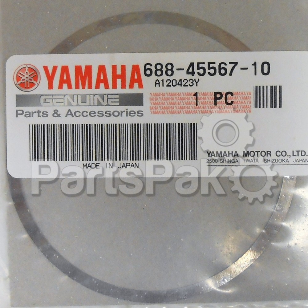 Yamaha 688-45567-10-00 Shim (T:0.12-mm); 688455671000