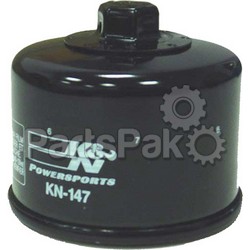 K&N KN-147; Oil Filter (Black); 2-WPS-56-0147