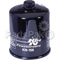 K&N KN-156; Oil Filter (Black); 2-WPS-56-0156