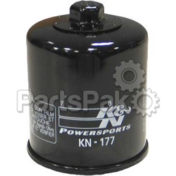 K&N KN-177; Oil Filter (Black); 2-WPS-56-0177