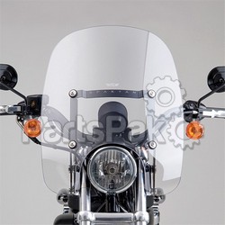 National Cycle N21302; SPARTAN,17'' HT,Clear Windshield Q, for XL models