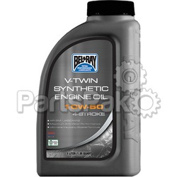 Bel-Ray 96915-BT1; V-Twin Synthetic Engine Oil 10W-50 1L; 2-WPS-840-1480