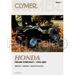 Clymer Manuals M459-3; M459 Honda TRX400Fw Clymer Repair Manual 95-03