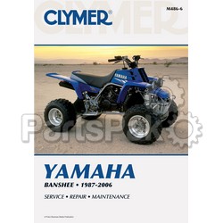 Clymer Manuals M486-6; M486 Yamaha YFZ350 Banshee 1987-2006 Clymer Repair Manual