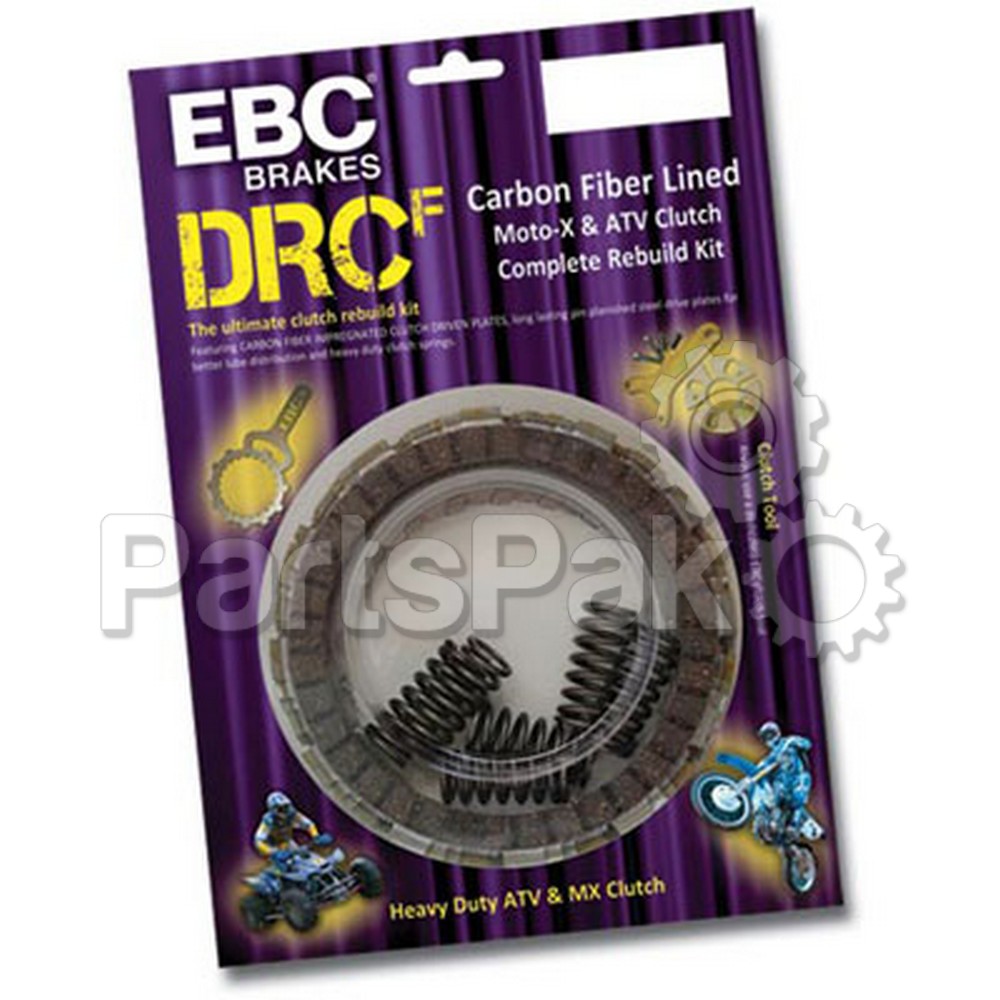 EBC Brakes DRCF182; Carbon Fiber Clutch Complete Set