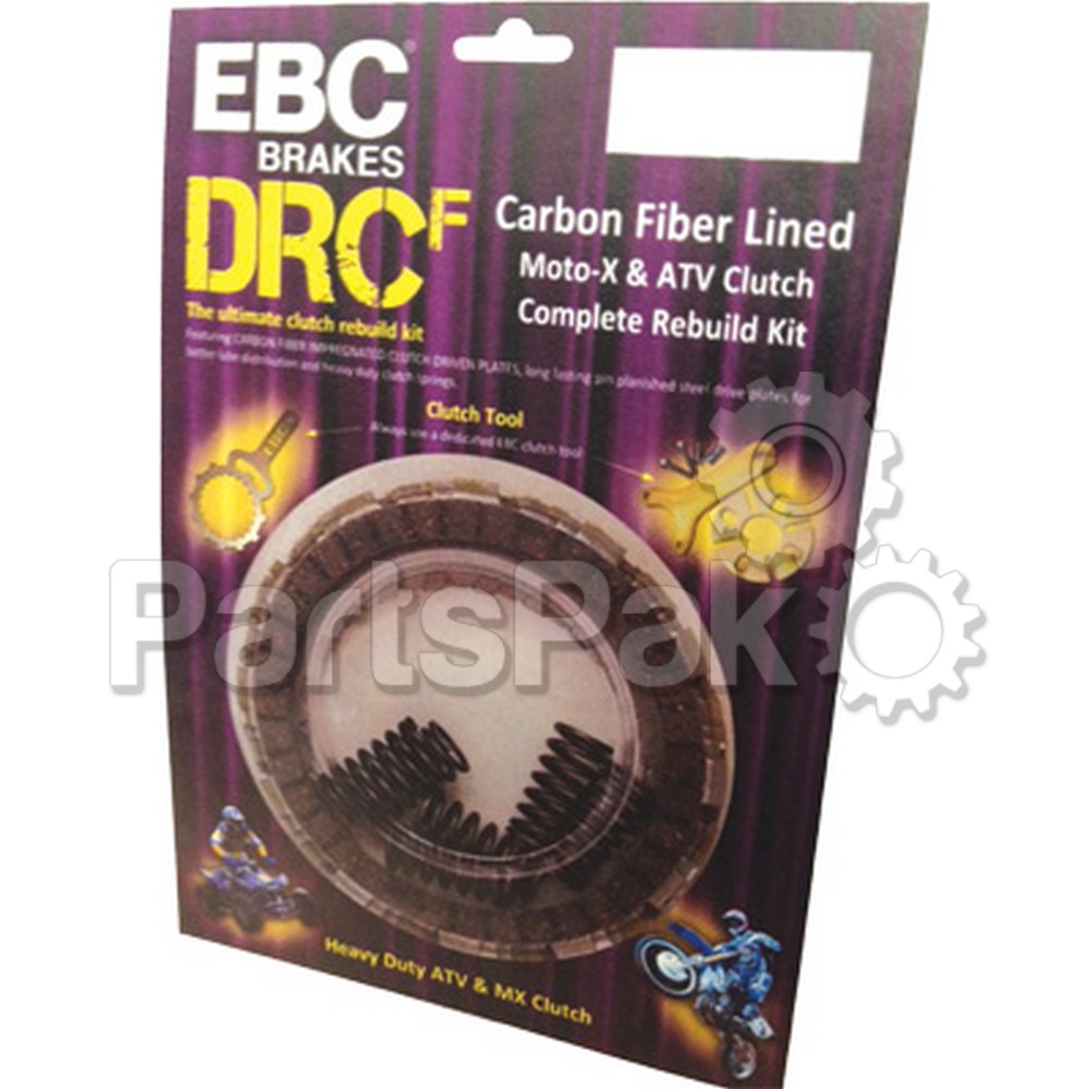 EBC Brakes DRCF269; Carbon Fiber Clutch Complete Set