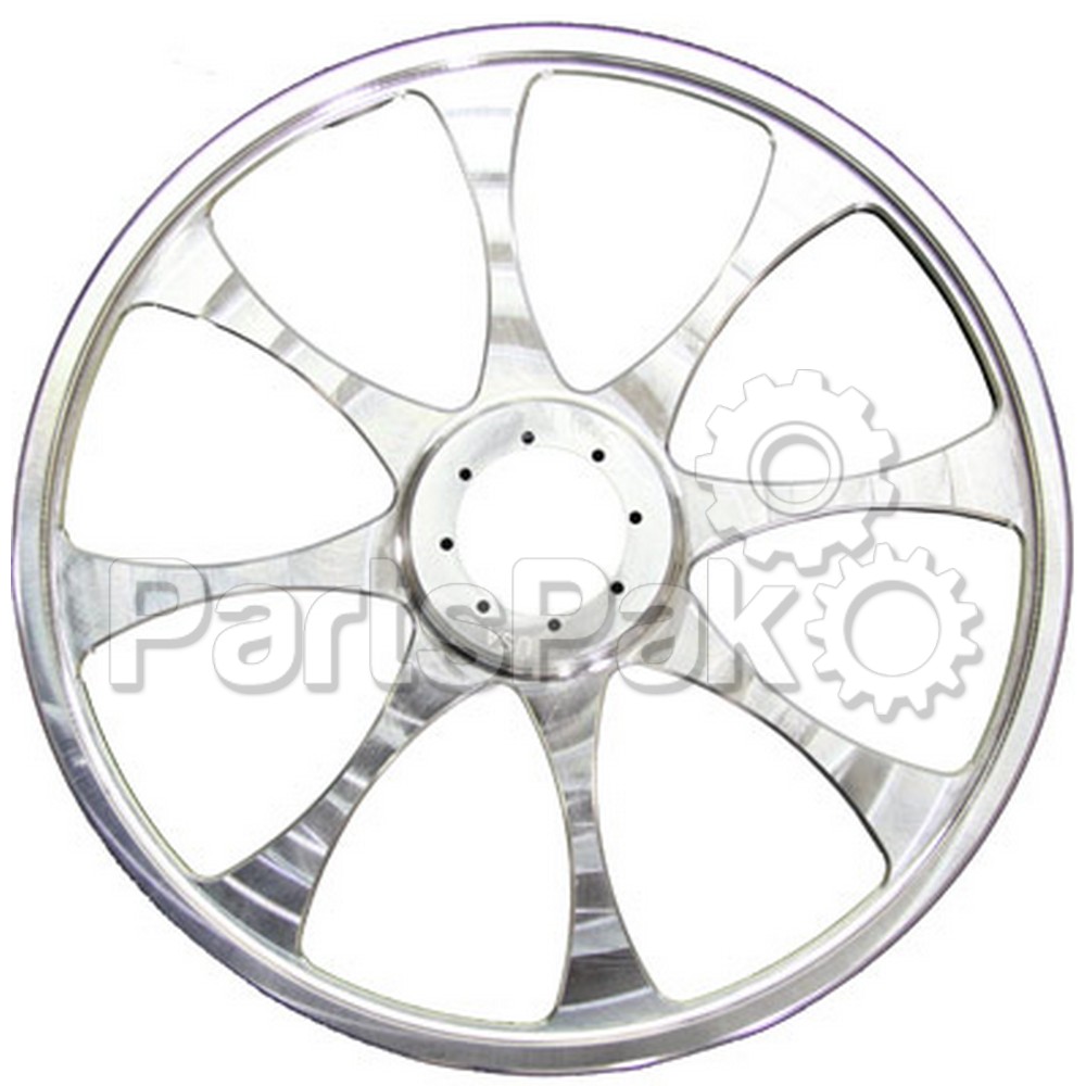 RMT TKI-098; 8-Spoke Billet Wheel Natural 9-inch