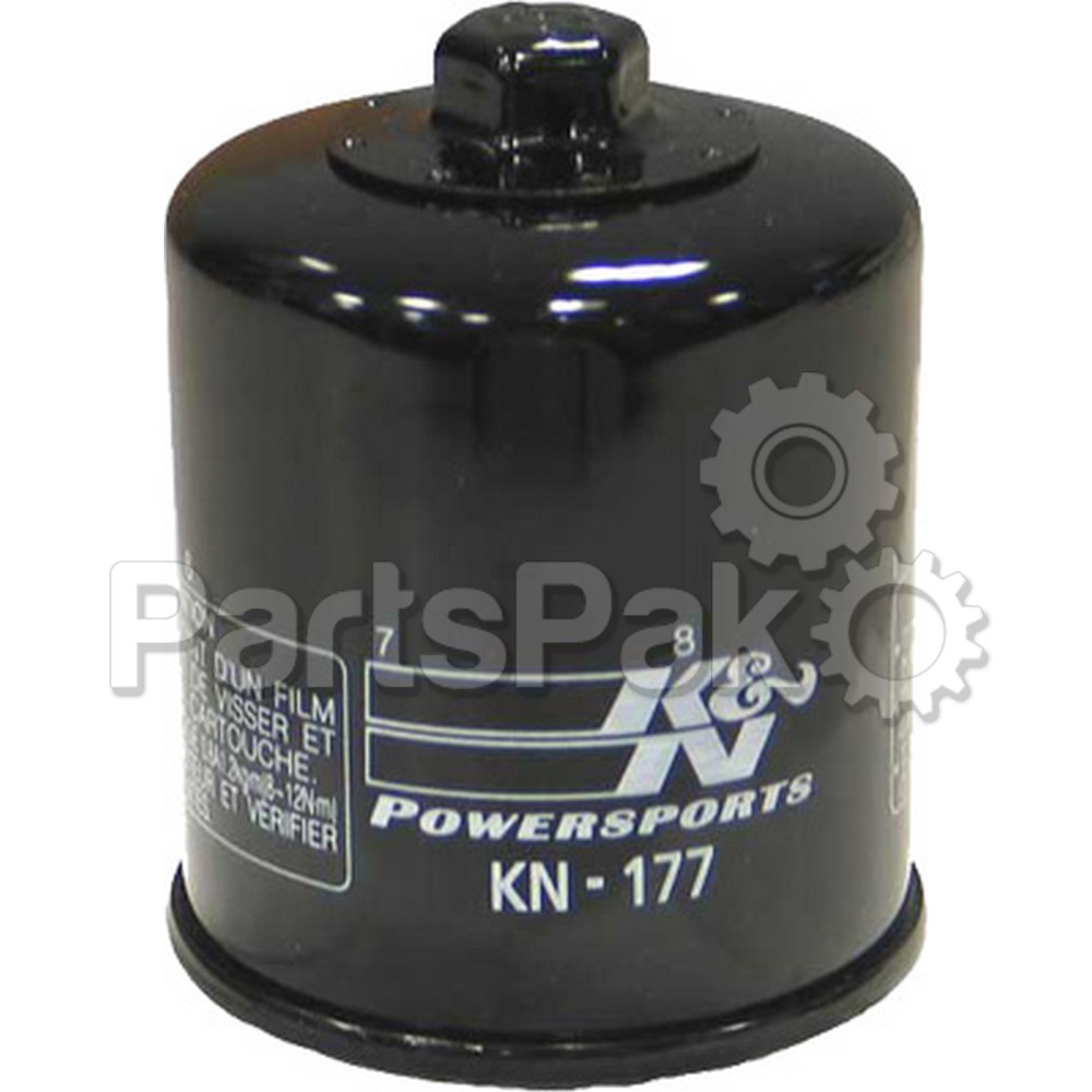 K&N KN-177; Oil Filter (Black)