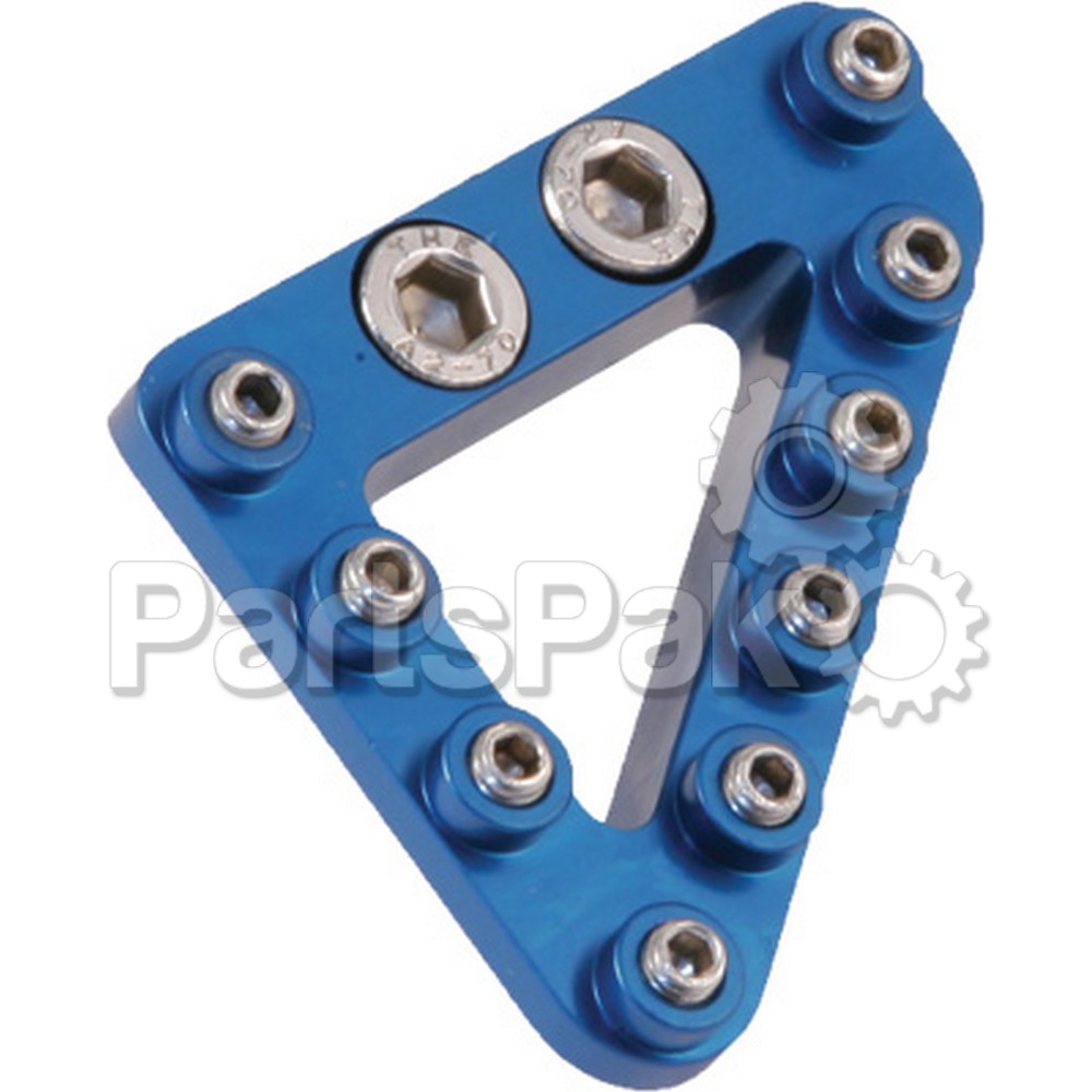 Hammerhead BTL-BLUE; Aluminum Rear Brake Lever Tip (Blue)