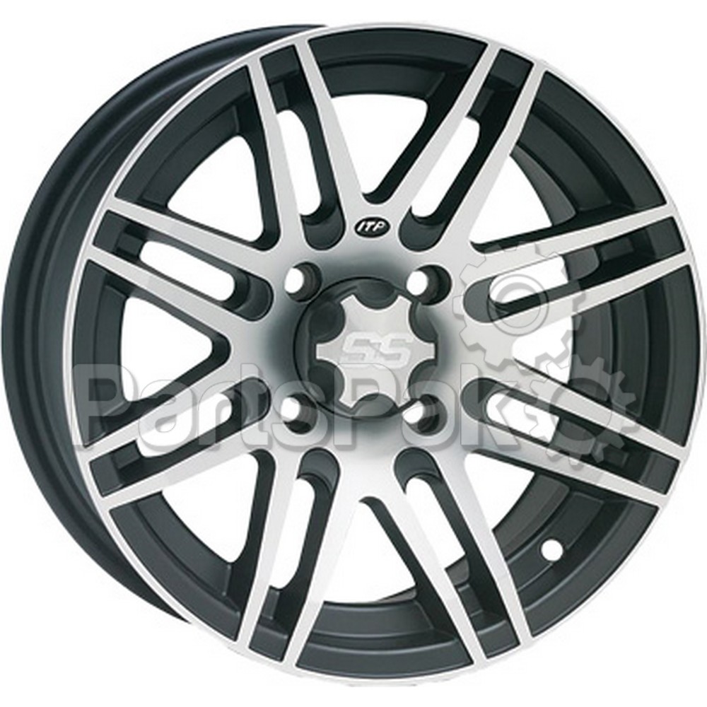 ITP (Industrial Tire Products) 14SS901BX; Wheel, Ss316 Blk 14X7 4/110 2+5