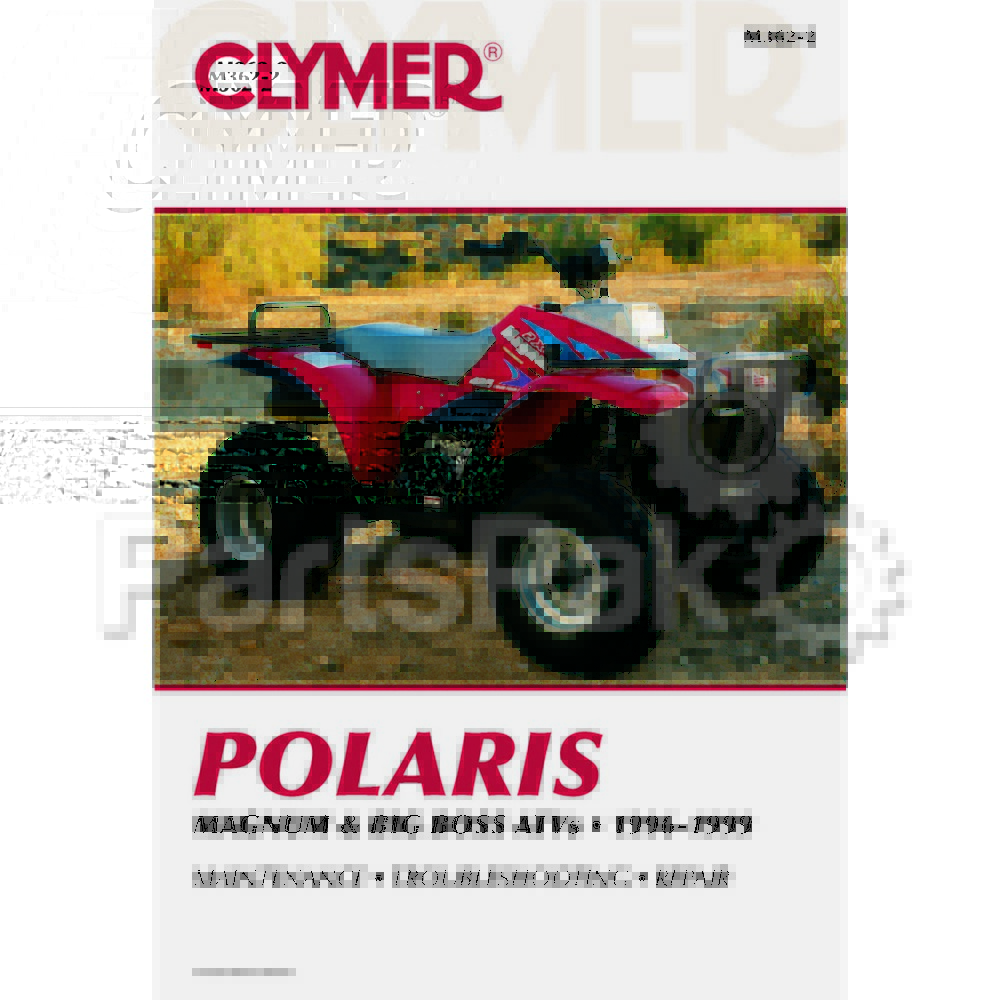 Clymer Manuals M362-2; M362 Polaris Magnum 95-98 Repair Manual
