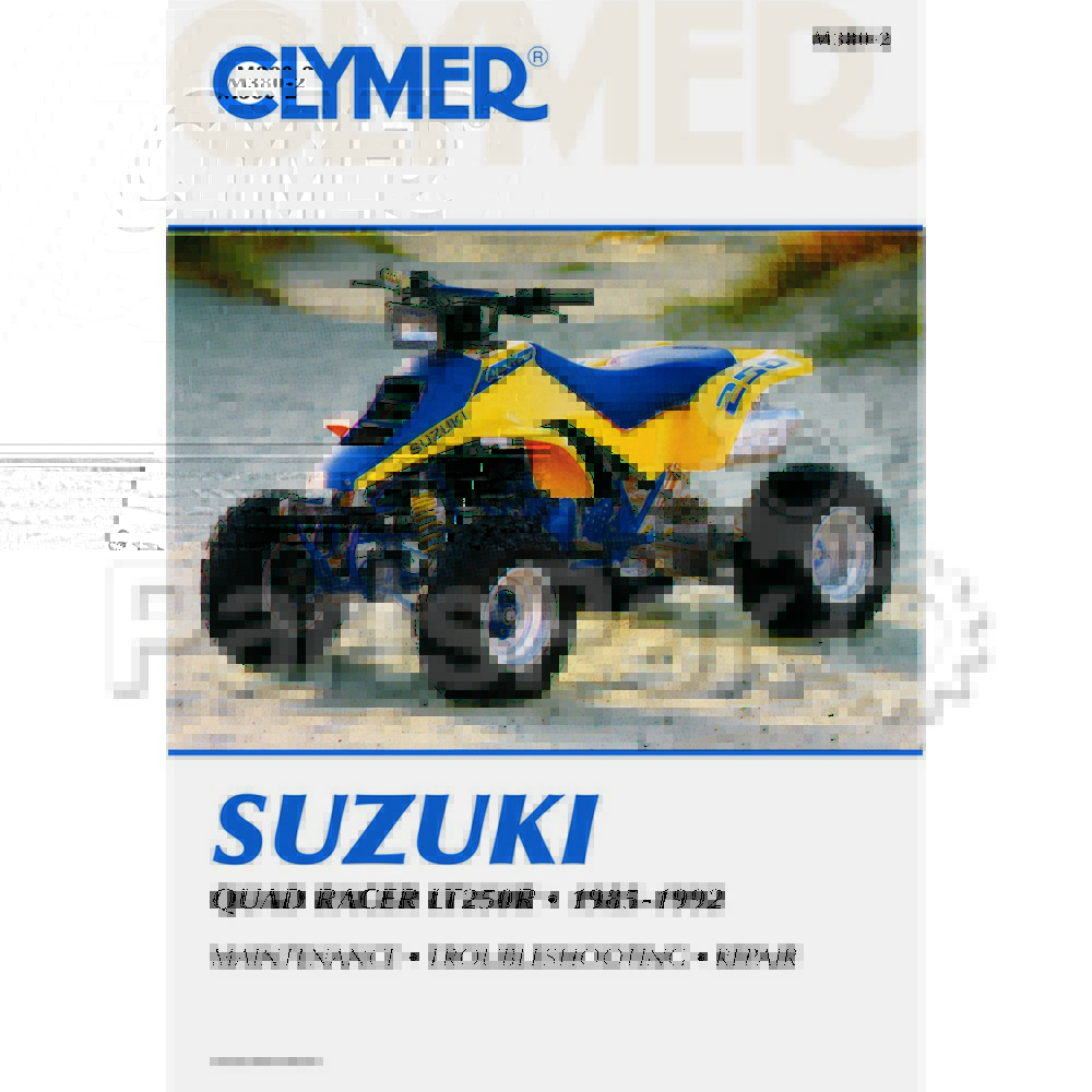 Clymer Manuals M380-2; M380 Lt 250R Quad Racer 85-92 Clymer Repair Manual