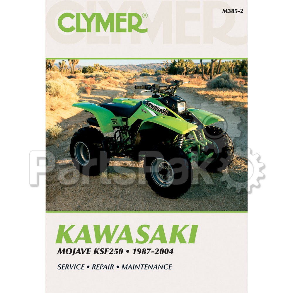 Clymer Manuals M385-2; M385 Kawasaki KSF250 Mojave 1987-2004 Repair Manual