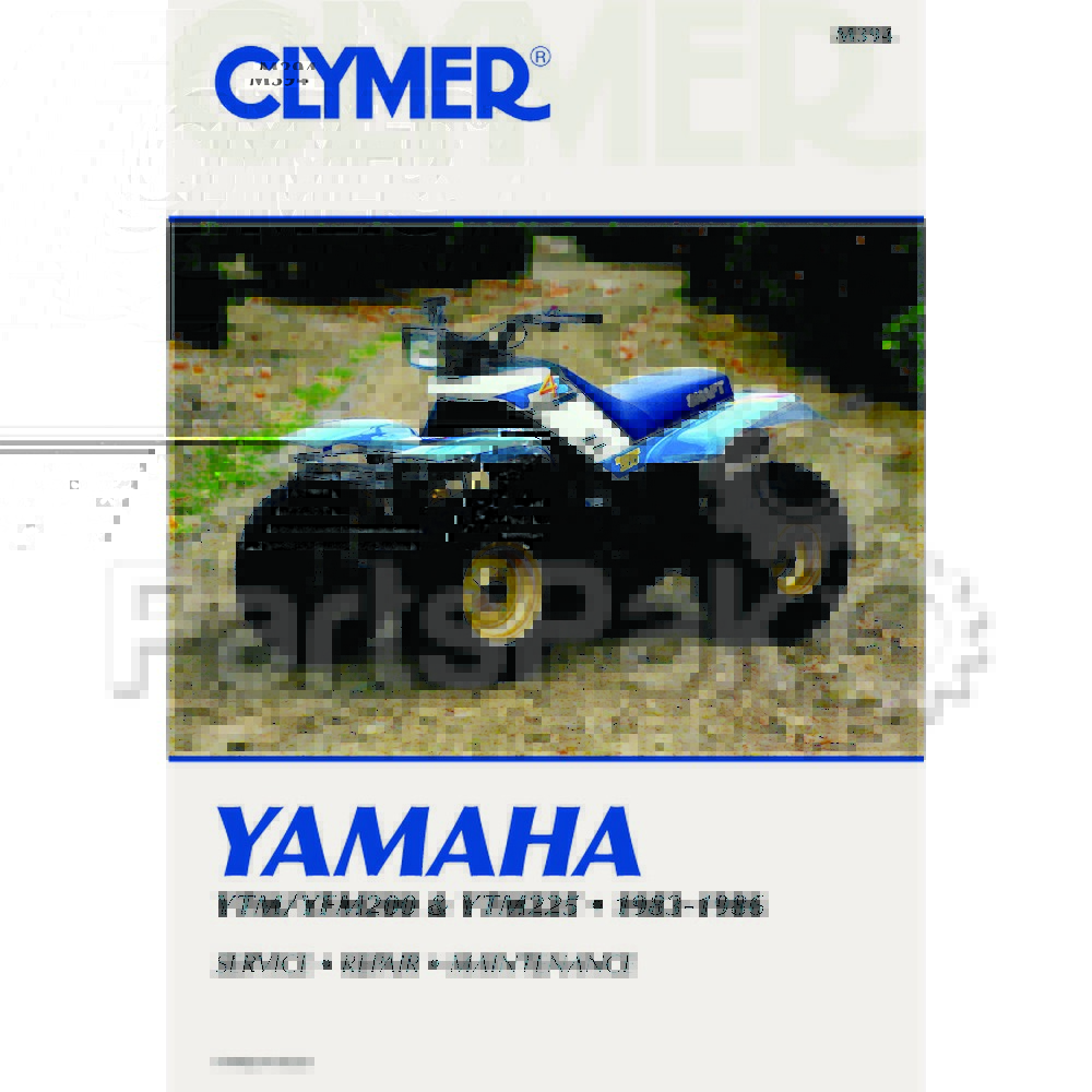 Clymer Manuals M394; Yamaha YTM/Yamaha YFM 200 and 225 83-86 Clymer Repair Manual