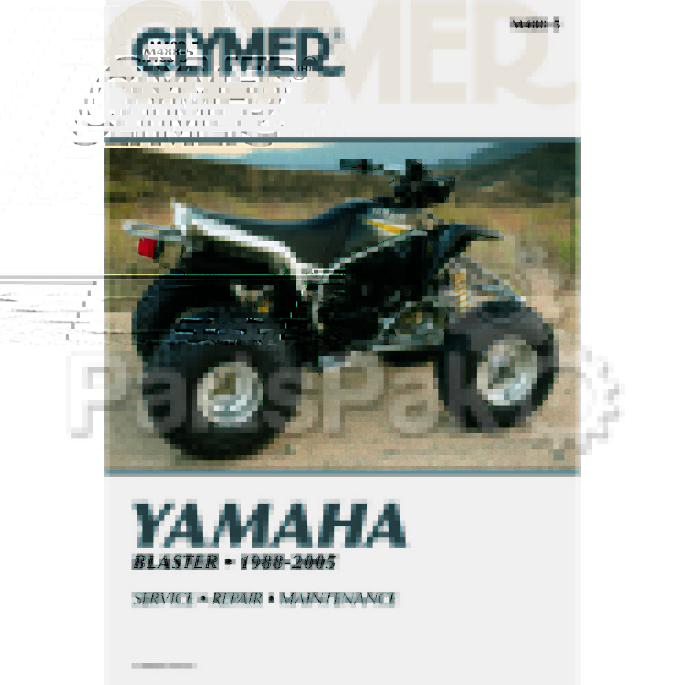 Clymer Manuals M488-5; M488 Yamaha Yfs200 Blaster 1987-2005 Clymer Manual