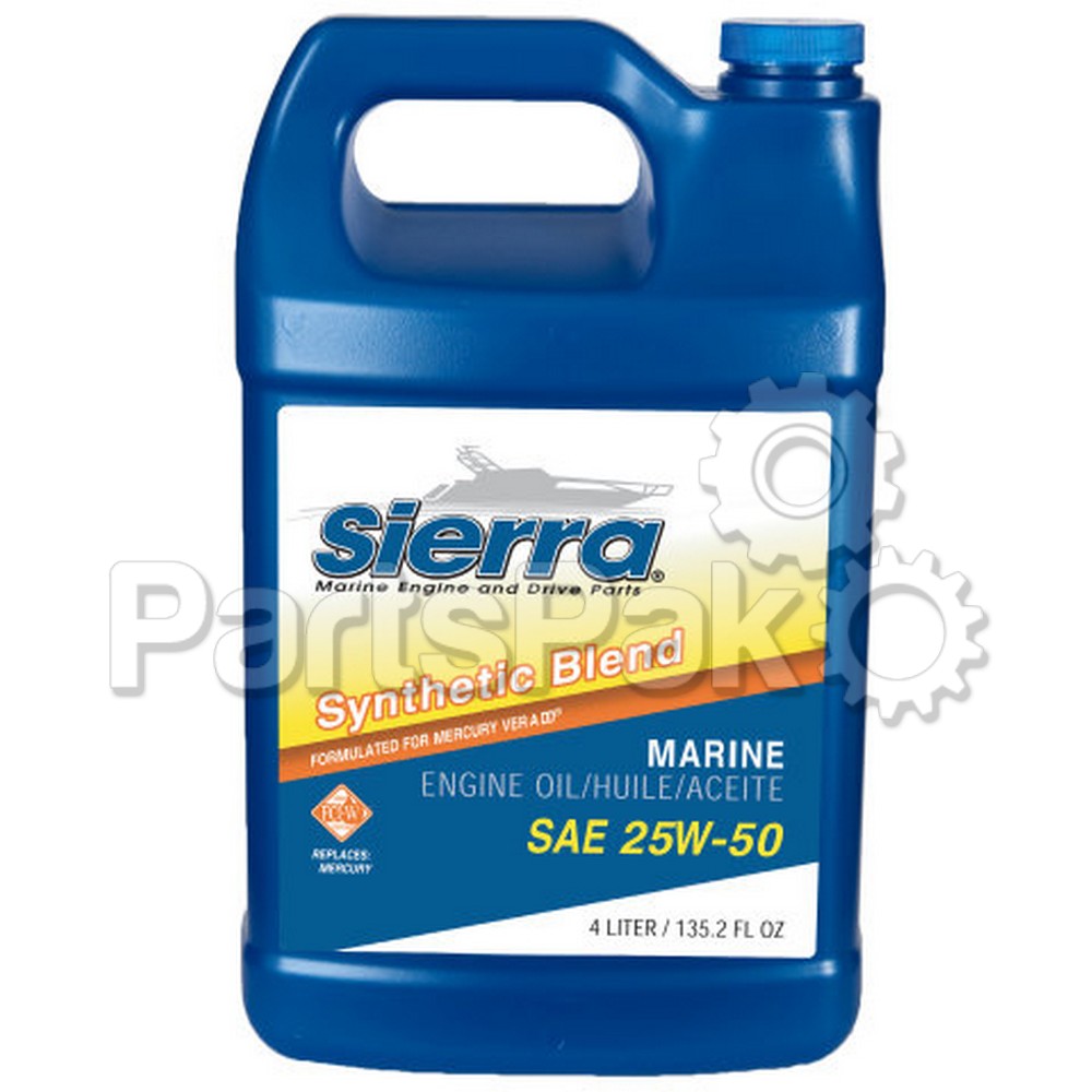 Sierra 18-9552-3; 4 Liter, 25W-50 Fc-W