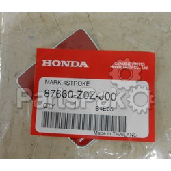 Honda 87660-Z0Z-J00 Mark (4-Stroke); 87660Z0ZJ00
