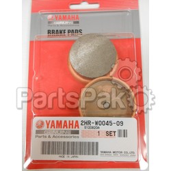 Yamaha 5V6-W0045-01-00 Brake Pad Kit; New # 2HR-W0045-09-00; YAM-5V6-W0045-01-00