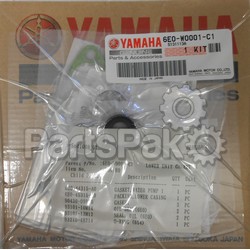 Yamaha 6E0-W0001-C1-00 Gasket Kit; 6E0W0001C100