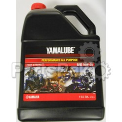 Yamaha LUB-10W40-AP-04 Yamalube 10W40 All Performance Oil Gallon (Individual Bottle); LUB10W40AP04