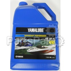 Yamaha LUB-10W40-WV-04 Yamalube 10W-40 4W Watercraft Waverunner Oil Gallon (Individual Bottle); LUB10W40WV04