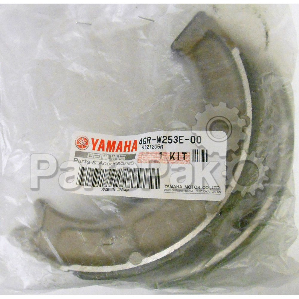 Yamaha 1W4-25330-01-00 Brake Shoe Kit; New # 4GR-W253E-00-00