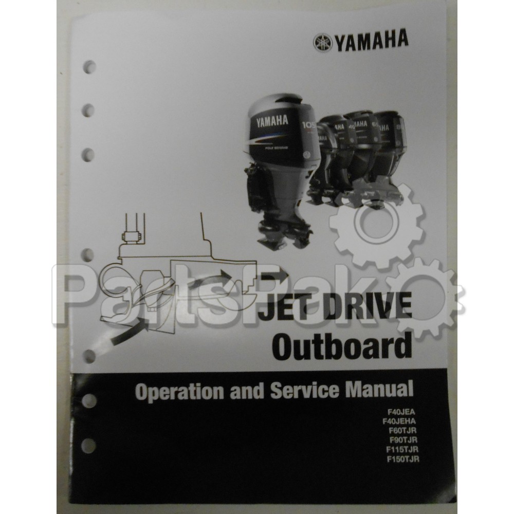 Yamaha LIT-18619-00-03 4-Stroke Jet-Drive Oper/Service Manual; LIT186190003