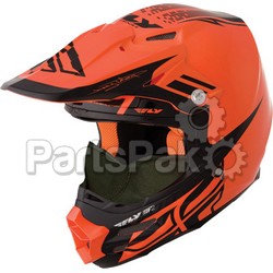 HMK 73-4910S; F2 Snow Dubstep Helmet Black/Orange S