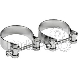 Harddrive 14-0523; Exhaust End Clamps 48-65 Panhead 54-mm