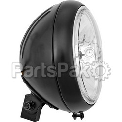 Harddrive L20-6084GDBE; Headlight 86-04 Fl 12V 60/55W H4 7-inch Grooved Shell Black; 2-WPS-820-0310B