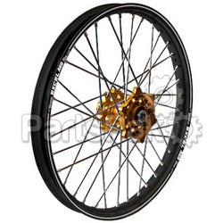 Talon 56-4066GB; Rear Wheel Set 2.15X18 Gold Hub Black Rim